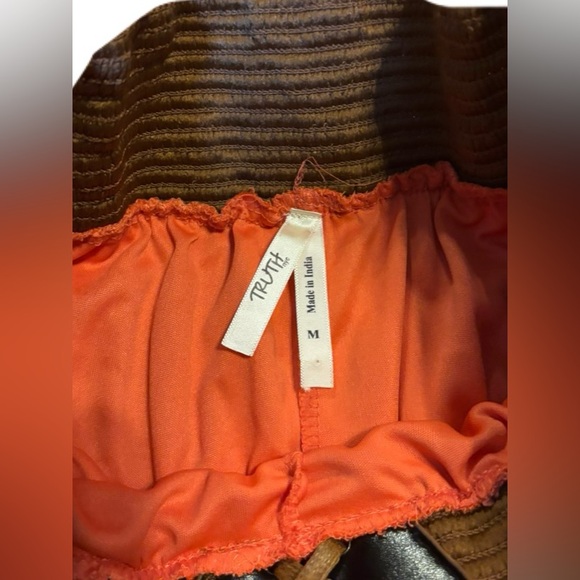 Truth by Republic Wide Leg Pants EUC Size Medium | Boho Prairie Hippie Viscose - Picture 2 of 15